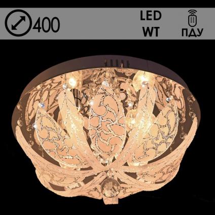 Люстра 55539/400 CR хром 4х40W E14 LED-WT ПДУ d400, 24